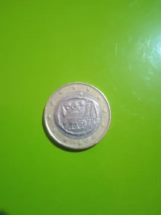 Moneda 1 Euro Búho Suerte 2002