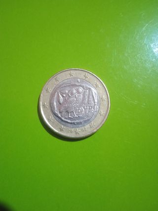 Moneda 1 Euro Búho Suerte 2002