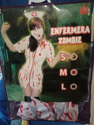 Disfraz Enfermera Zombie Talla M