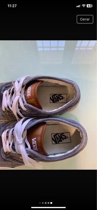 Zapatillas Vans Gris y Marrón