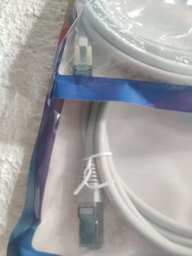2 Cables de Red Cat 7 LSZH Nano Cable 3m y 2m