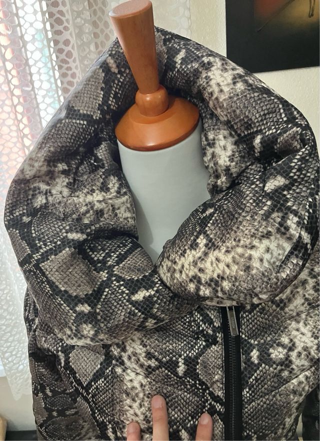 Morgan Giacca Piumino Effetto Pitone Tg 34