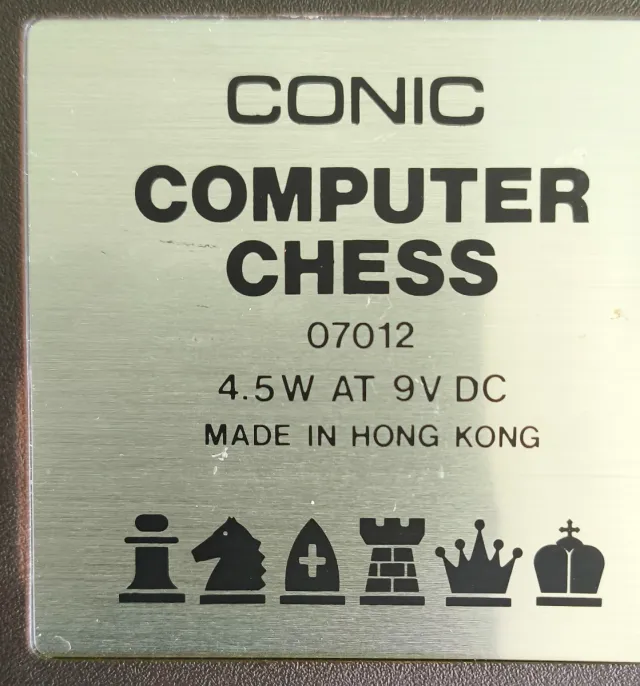 Ajedrez Electrónico CONIC 07012