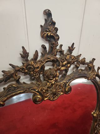 Espejo Cornucopia Bronce Antiguo