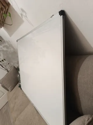 Pizarra Blanca y Plateada