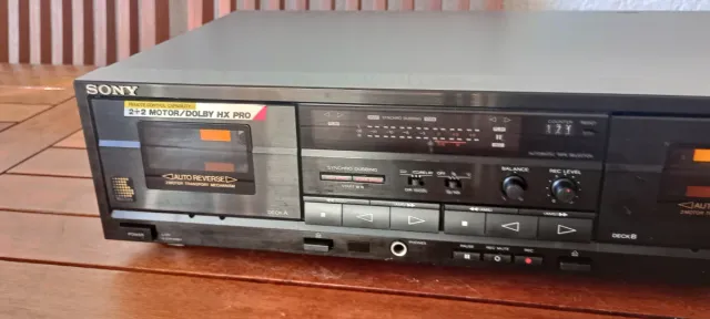 Pletina Sony TC-WR570 Doble Cassette Revisada