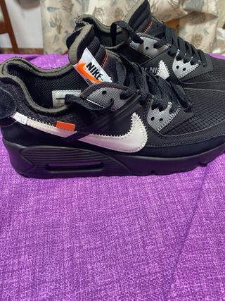 Nike Air Max 90 Off-White Negro Blanco