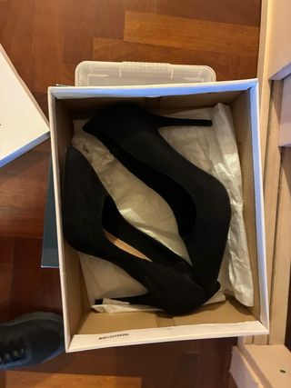 Décolleté nero tacco alto