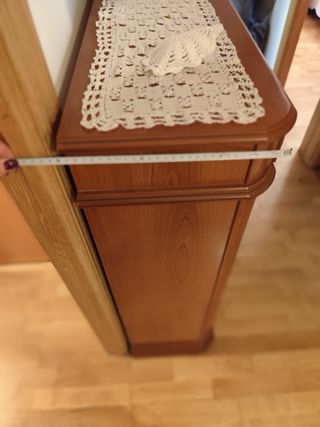 Zapatero madera 2 cajones