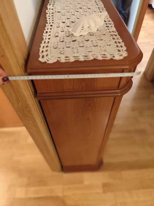 Zapatero madera 2 cajones