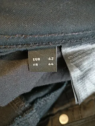 Pantalón vaquero elástico C&A negro