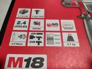 Milwaukee M18 HD18 HX-402C Martillo