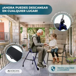 Andador Plegable Mobiclinic Ajustable