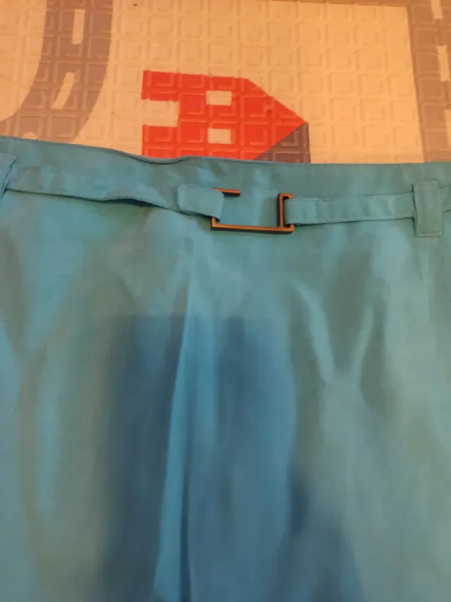 Falda Caramelo con cinturón talla 42