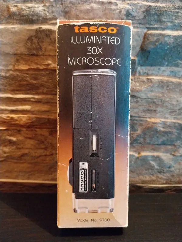 Microscópio Iluminado Tasco 30X Vintage