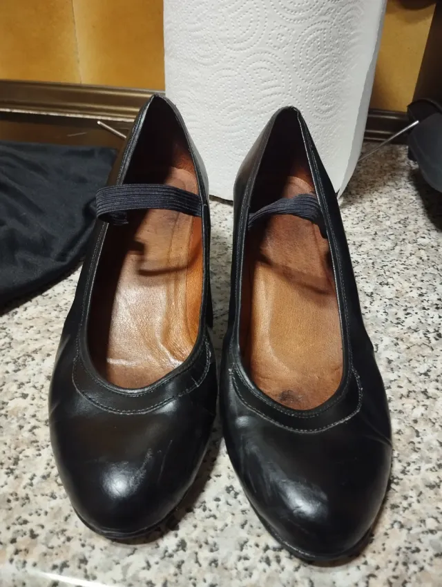Zapatos de baile flamenco negros