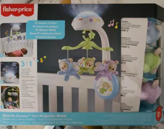 Móvil Fisher Price 3 en 1 Ositos