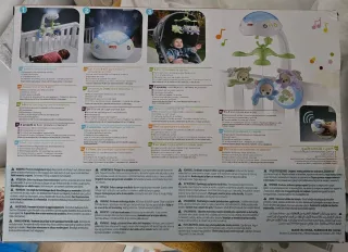 Móvil Fisher Price 3 en 1 Ositos