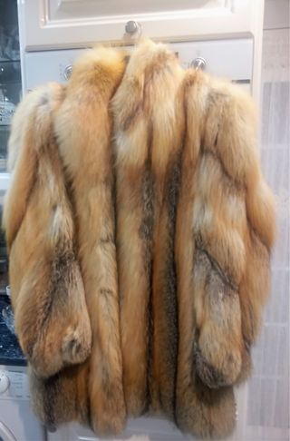 Chaqueta de zorro natural ron