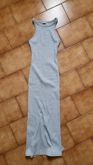 Vestito in maglina grigio