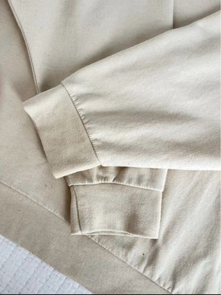 Sudadera Roxy Beige con Estampado Paradise Bound