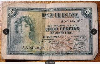 Billete 100 Pesetas año 1925