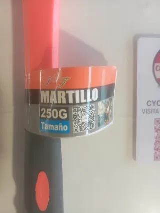 Martillo 250g Mango Antideslizante profesional