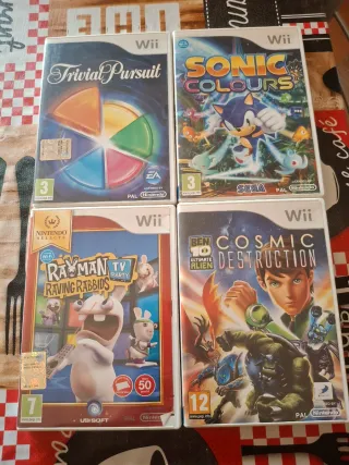 Giochi Nintendo Wii: Trivial Pursuit, Sonic, Rayma