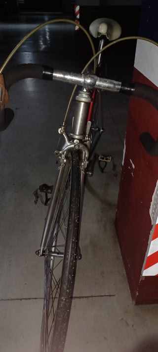 Bicicleta azul vintage