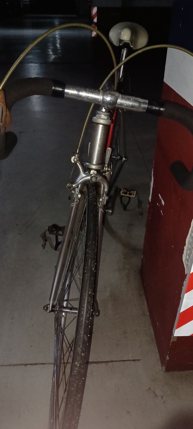 Bicicleta azul vintage