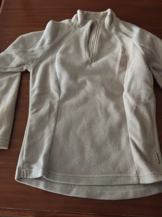 Polar beige con cremallera