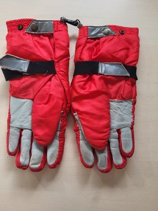 Guantes de esquí Salomon rojos