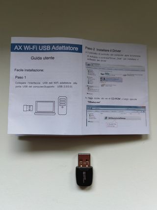 Adattatore USB Wi-Fi AX286 6 Alta Velocità