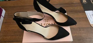 Zapatos Zara Basic Talla 37 Negros