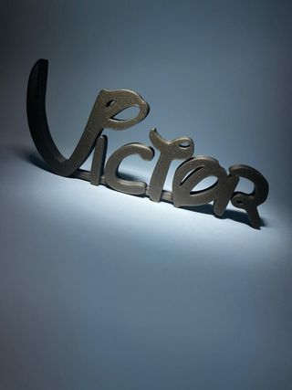 Nombre Victor en 3D ideal para cumpleaños, bodas..