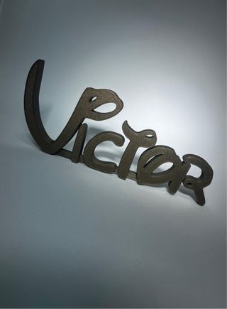 Nombre Victor en 3D ideal para cumpleaños, bodas..