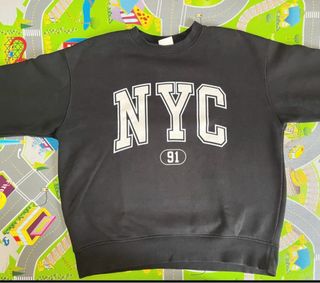 Sudadera NYC 91 Negra Pull&Bear