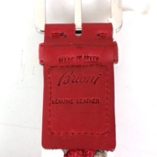 BRIONI CINTURA PELLE COTONE INTRECCIO 90 34 NUOVA