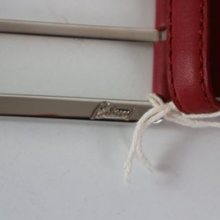 BRIONI CINTURA PELLE COTONE INTRECCIO 90 34 NUOVA