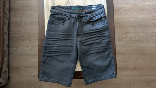 Solid HybridDenim Pantalón Corto Regular Talla 29