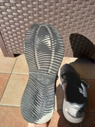 Scarpe Skechers Donna Nero/Argento.