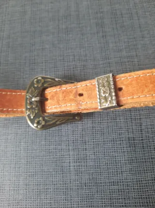 Cinturón de cuero estilo country