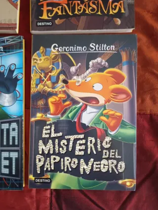 4 libros de Gerónimo Stilton