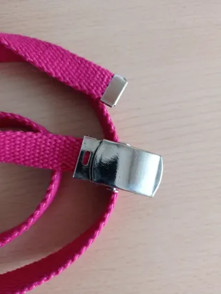 Cinturón infantil rosa