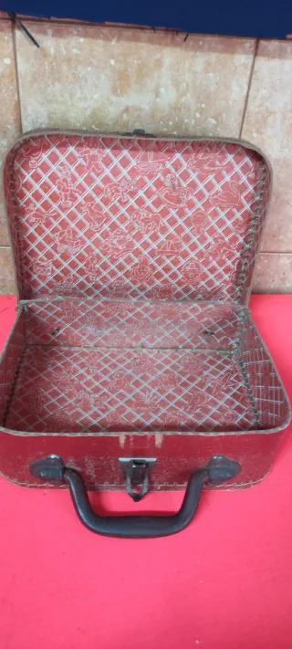 Maletín escolar antiguo años 50 