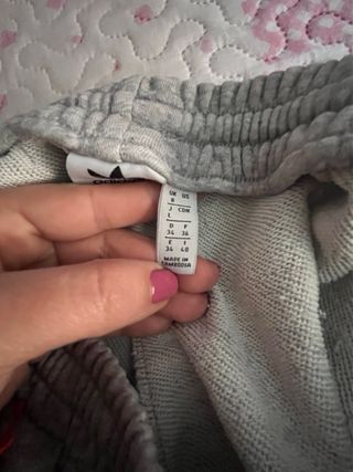 Bermudas Adidas grises talla 34