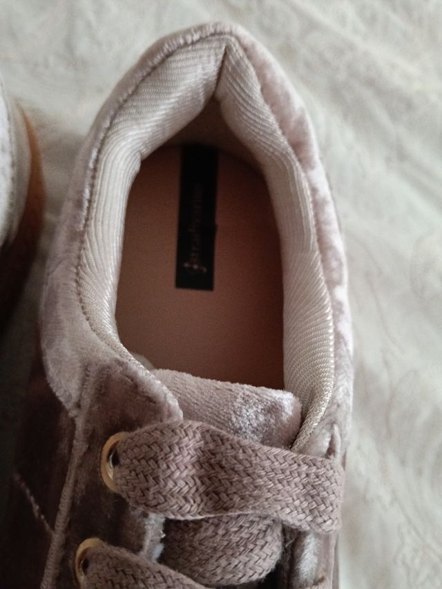 Mocasines Stradivarius Terciopelo Talla 38