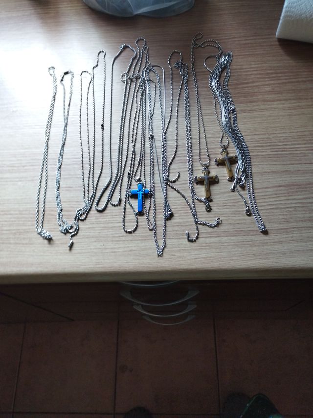 Cadenas Hombre Acero Inoxidable,todas 10 euros