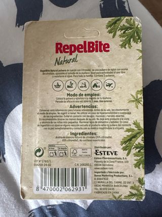 Braccialetti RepelBite Natural Citronella 3 pezzi