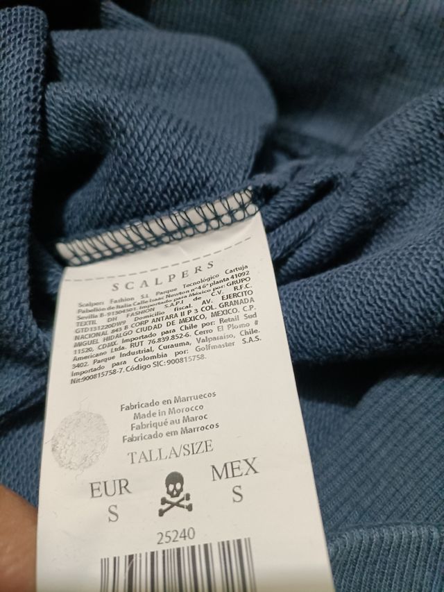 Sudadera Scalpers Hombre Talla S